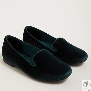 BRAND NEW TORRID LOAFER - GREEN VELVET (WW)